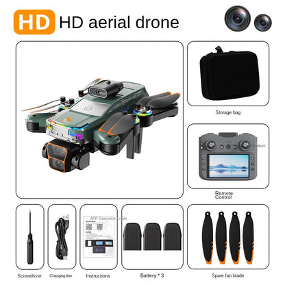 Z2 PRO Drone with Screen Controller, Dual Camera Optical Flow Positioning HD Aerial Photography, Long Battery Life