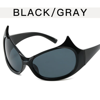 Alien Demon Sunglasses Female Fashion Alien Hip Hop Sunglasses Trend Future Technology Sunglasses