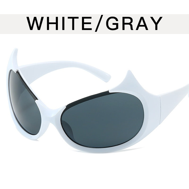 Alien Demon Sunglasses Female Fashion Alien Hip Hop Sunglasses Trend Future Technology Sunglasses