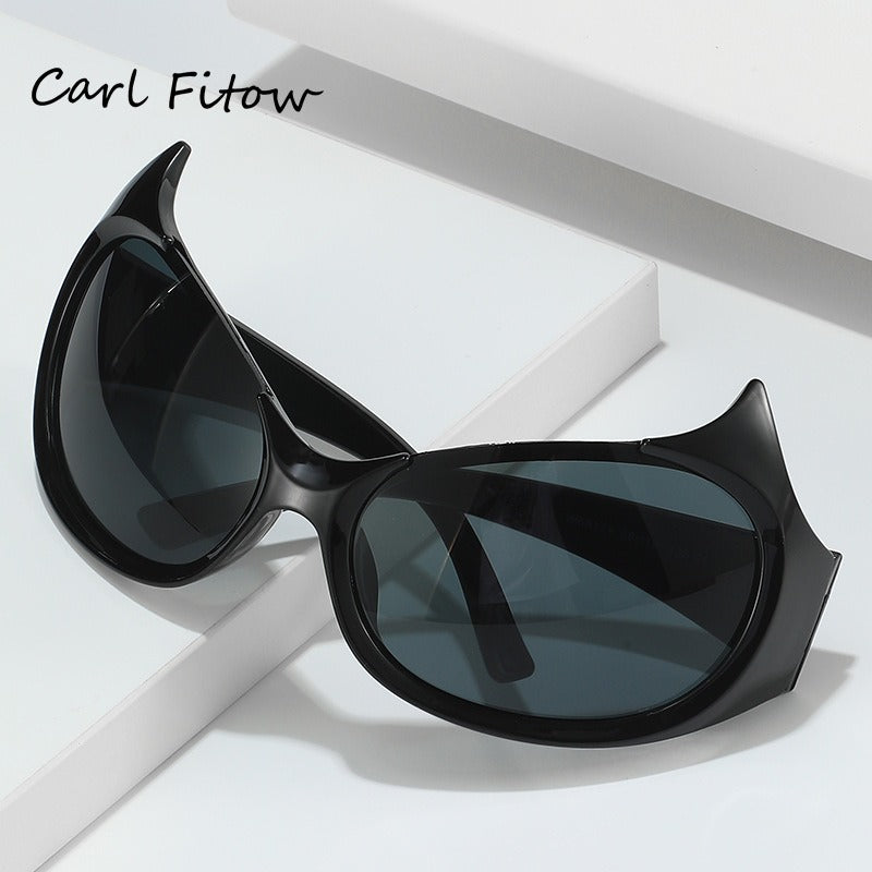 Alien Demon Sunglasses Female Fashion Alien Hip Hop Sunglasses Trend Future Technology Sunglasses