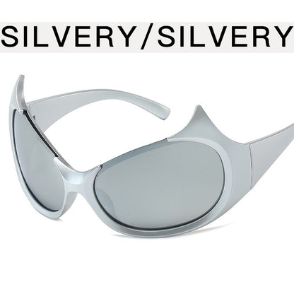 Alien Demon Sunglasses Female Fashion Alien Hip Hop Sunglasses Trend Future Technology Sunglasses