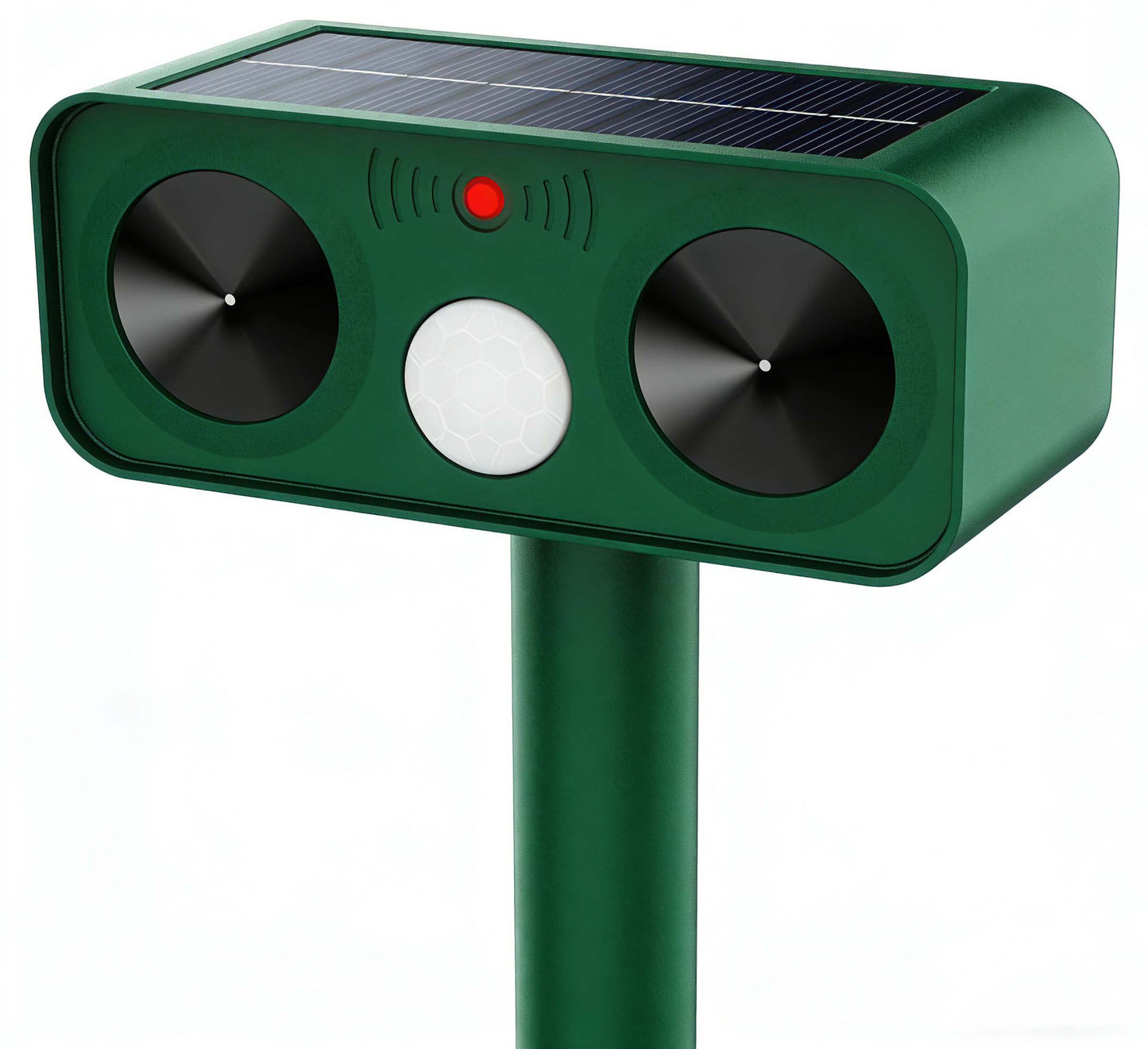 Waterproof Solar Animal Repeller with Infrared Sensor and Ultrasonic Technology for Mice, Cats, Dogs