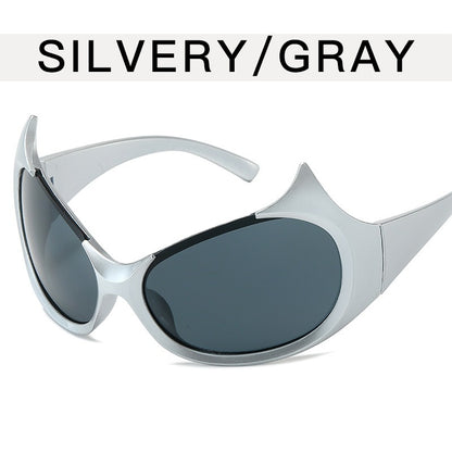 Alien Demon Sunglasses Female Fashion Alien Hip Hop Sunglasses Trend Future Technology Sunglasses
