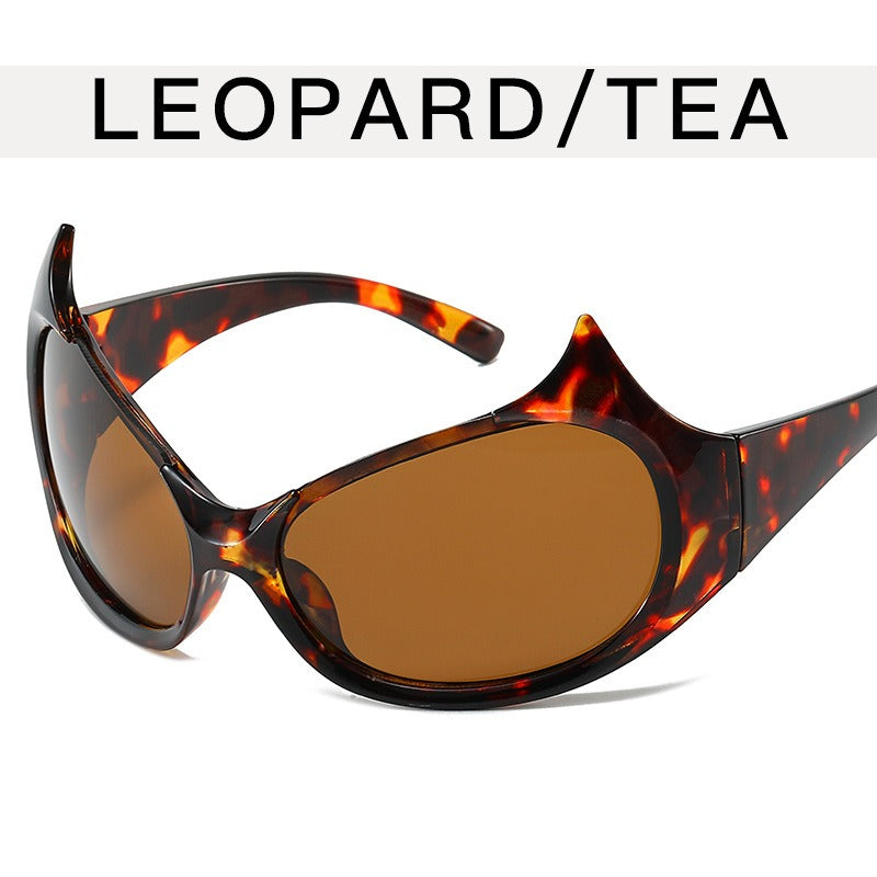 Alien Demon Sunglasses Female Fashion Alien Hip Hop Sunglasses Trend Future Technology Sunglasses