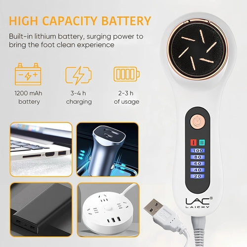 Electric Foot Polisher Callus Remover Foot File Electric Foot Grinder