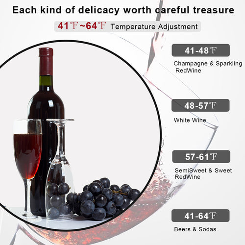 18 Bottle/52L Electronic Wine Cabinet Cooler